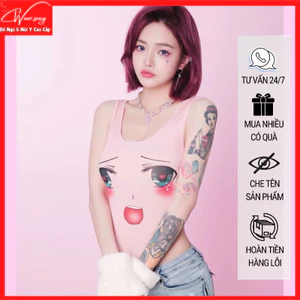 Bộ Đồ Lót Liền Thân Body Gợi Cảm Hoạt Tiết Hoạt hình [CWEAR.SEXY_Nội Y Cao Cấp]