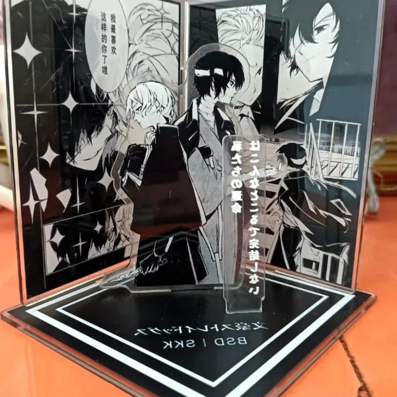 Bungo Stray Dogs Acrylic Để Bàn Trang Trí - Quà Tặng Hình Anime 10cm Cho Bạn Bè