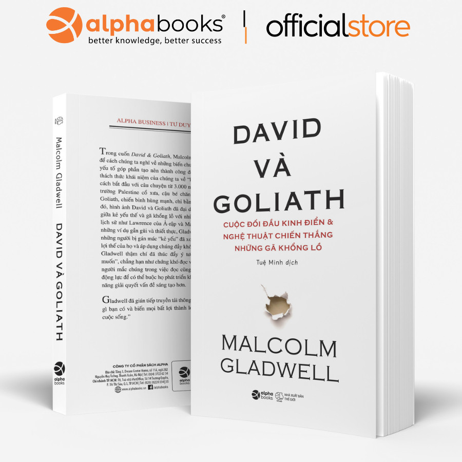 Sách - Combo Malcolm: Trong Chớp Mắt + Kẻ Xuất Chúng + Điểm Bùng Phát + Chú Chó Thấy Gì + David & Goliath (Alpha Books)