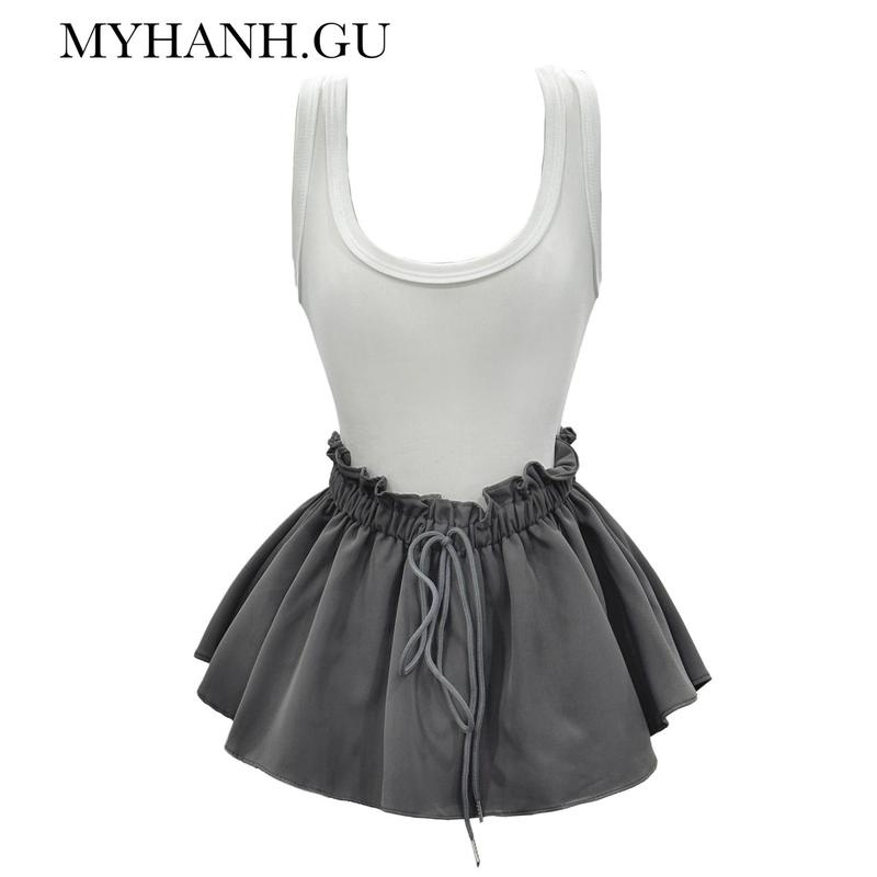 Quần váy dáng phồng baby siêu cưng bên trong có quần bí ( 0Q14)- MYHANHGU