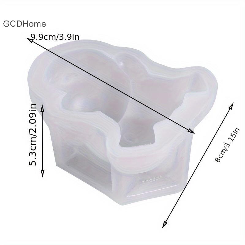 Gcdhome Nằm Rồng Sữa Pudding Khuôn Silicon Custard Khuôn Hoạt Hình Dễ Thương Bánh Thạch Khuôn Trang Trí Bánh Dụng Cụ Nướng Bánh HOT