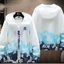 Áo khoác cosplay GN Blue Lock với mũ trùm đầu chống nắng UPF 50
