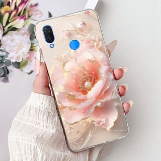 Dành Cho Huawei Nova 3i INE-LX1 INE-LX2 Vỏ Tranh Họa Tiết Hoa Thanh Lịch Mới Nova3i Vỏ Điện Thoại TPU Silicon Mềm