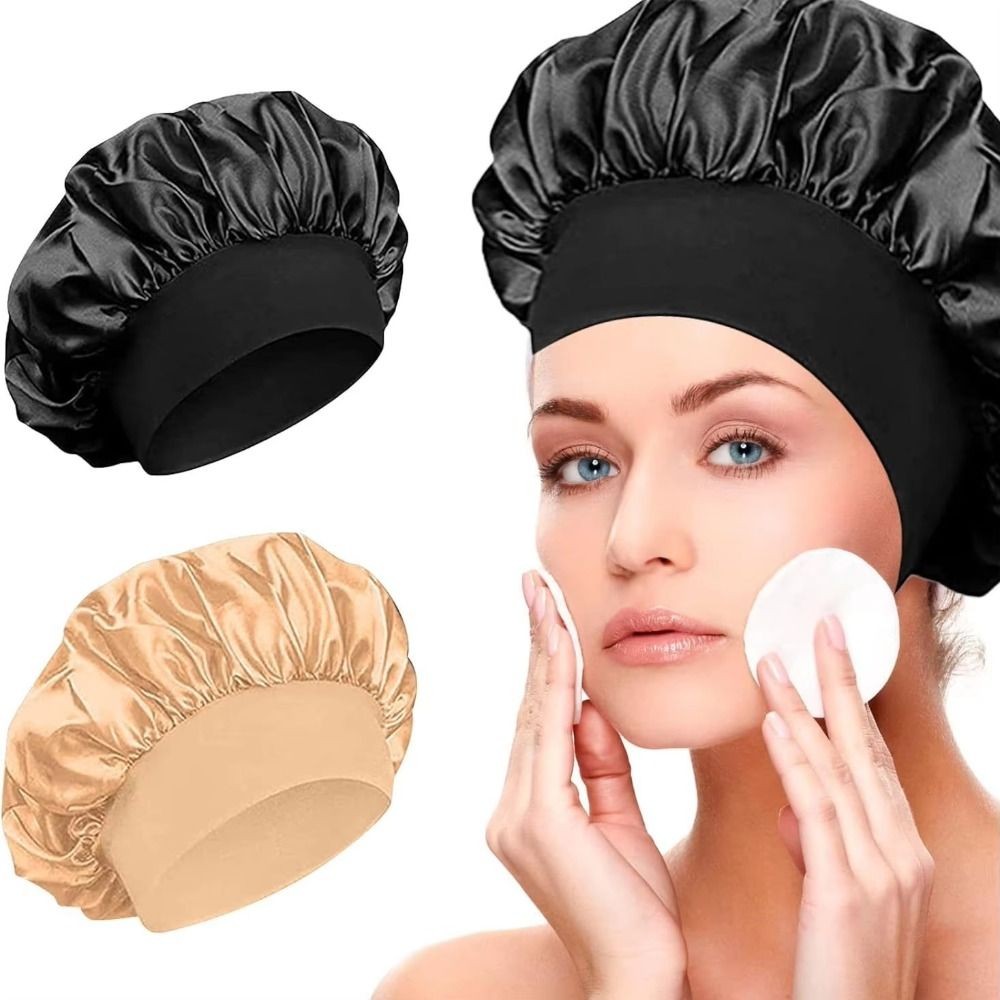 GUSTAVA Nữ Bonnet, Mũ Ban Nhạc Co Giãn Ngủ Bonets, Thời Trang Tóc Lụa Bonnet Chăm Sóc Tóc