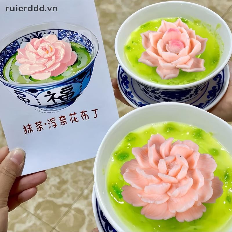 # ruierdd # Khuôn Silicon Hoa Hồng Cho Hoa DIY Fondant Cupcake Chocolate Kẹo Kem Đường Món Tráng Miệng Nến Xà Phòng Thạch Cao Khuôn Nhựa.