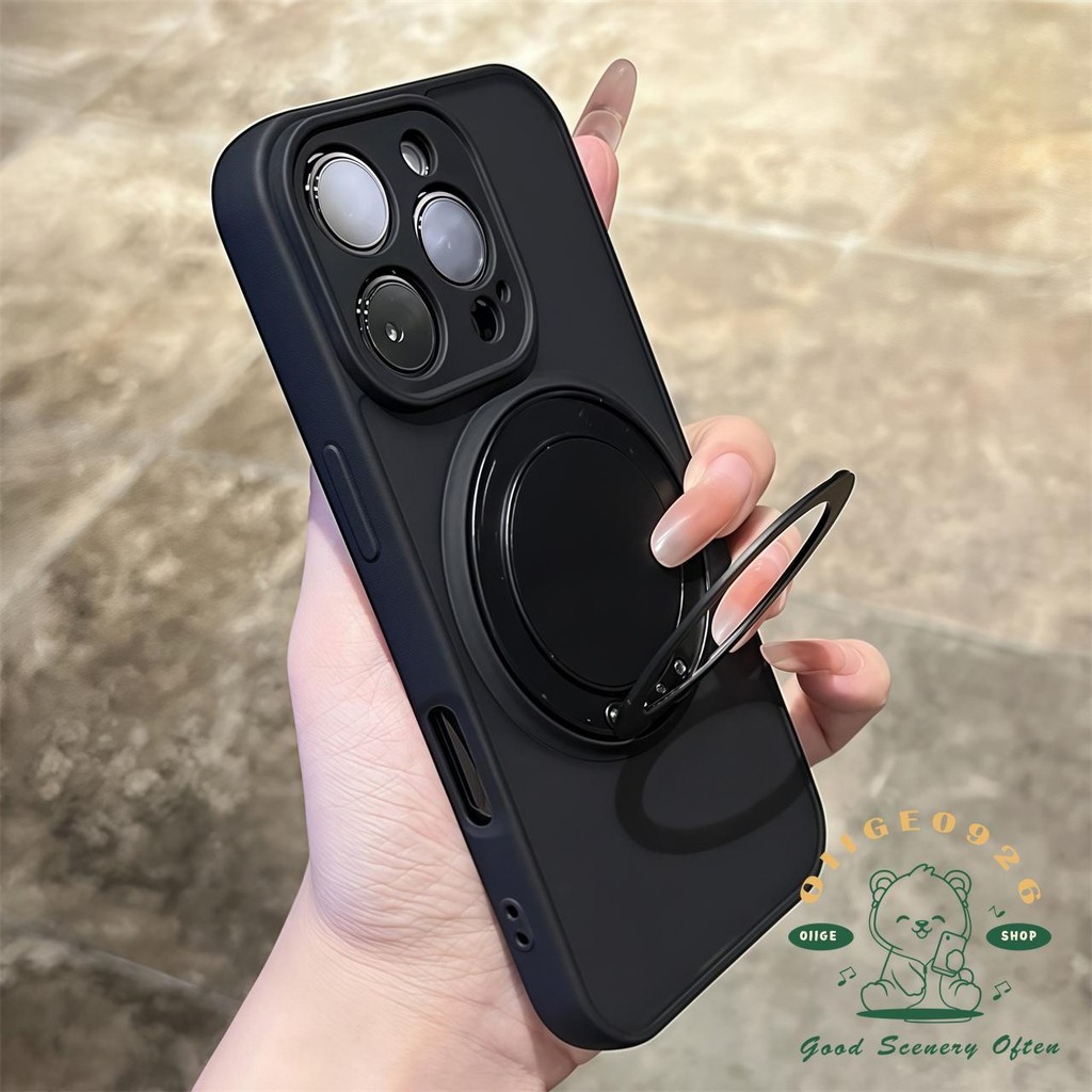 Từ tính của cảm giác da 360 khung xoay Vỏ điện thoại iphone16 Pro Max 15 14 13 12 11 vỏ cho vỏ iPhone Vỏ mềm silicon TPU chống sốc