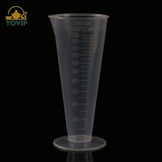 YOVIP 100ML Cốc Đo Nhựa Cân Trong Suốt Cốc Đo Rót Vòi Không Tay Cầm Hộp Đựng Chất Lỏng Cho Nhà Bếp Thanh Tiếp Liệu VN