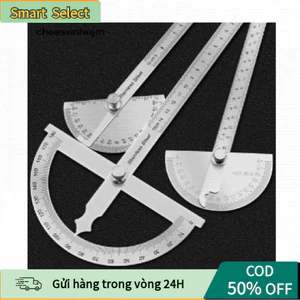Thước Đo Góc Kim Loại 180 Độ Dụng Cụ Cơ Khí Chế Biến Gỗ Chính Xác Cao