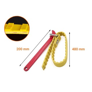 Cảo mở lọc dầu nhớt dây da Kapusi/ tay mở cốc lọc dầu,Goodtool, Cờ lê tháo lọc dầu nhớt ô tô,