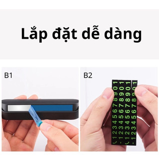 Bảng Ghi Số Điện Thoại MOTEX Gắn Taplo Ô Tô Xe Hơi Dừng Đỗ Xe Ô Tô