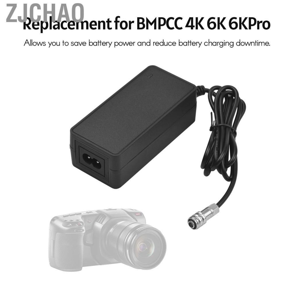 Zjchao Máy ảnh Zjchao Bộ điều hợp nguồn AC Bộ bộ sạc pin thay thế cho BMPCC 4K 6K 6KPRO