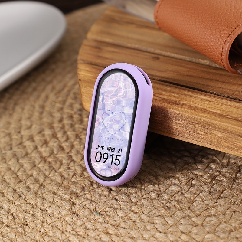 Ốp Đồng Hồ Silicon Mềm Rỗng Cho Xiaomi Mi Band 10 9 8 NFC Vỏ Bảo Vệ Bảo Vệ Ốp Lưng Khung Phụ Kiện