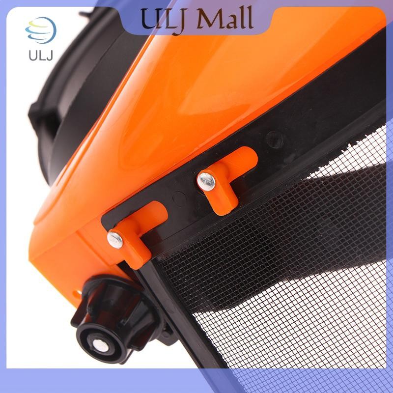 ULJ 1 Chiếc Mũ Bảo Hiểm An Toàn Cắt Cỏ Sân Vườn Bằng Thép Không Gỉ Có Lưới Toàn Mặt Chống Bắn Mặt nạ Bảo Vệ An Toàn Màn Hình Mặt.