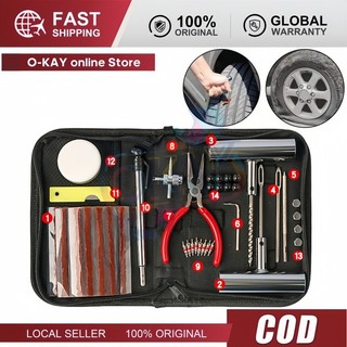 Bộ Dụng Cụ Vá Lốp Ô Tô Khẩn Cấp Đa Năng – Vá Xe Máy & Xe Không Ruột