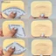 Thước đo thiết kế lông mày vẽ nhanh Microblading ping Tool Định hình trang điểm vĩnh viễn Hướng dẫn vẽ Thước đồ dùng hình xăm Tái sử dụng [VN]