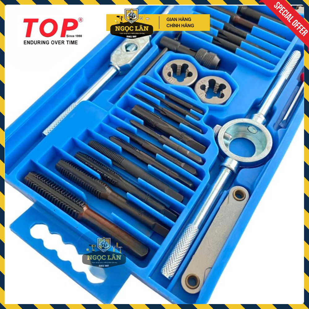[Chính hãng TOP] Bộ Taro 40 món TOP taro răng trong và ngoài từ M3-M12 hàng Đài Loan cao cấp