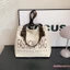 Túi Đeo Vai Canvas Tote Cho Nữ In Chữ Dễ Thương Dung Tích Lớn Dây Kéo Đóng Túi Xách Để Mua Sắm Du Lịch Làm Việc