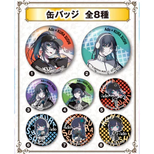 Huy hiệu Fanmade Ado 58mm – Pin ca sĩ J-pop, Bộ sưu tập phong cách âm nhạc
