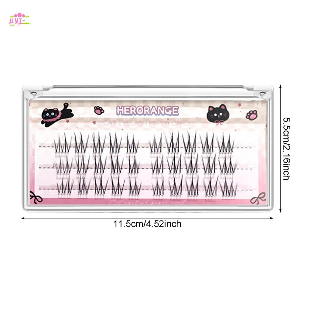 Nối dài lông mi liền mạch dày đặc 3D DIY Wispy Fluffy Lash Extension cho công việc Sinh nhật tiệc và du lịch