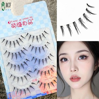 5 Đôi Tự Nhiên Hàng Ngày Lông Mi Giả Người Phụ Nữ DIY Anime Full Dải Lông Mi Cho Làm Đẹp Mắt Cosplay DIY Trang Điểm