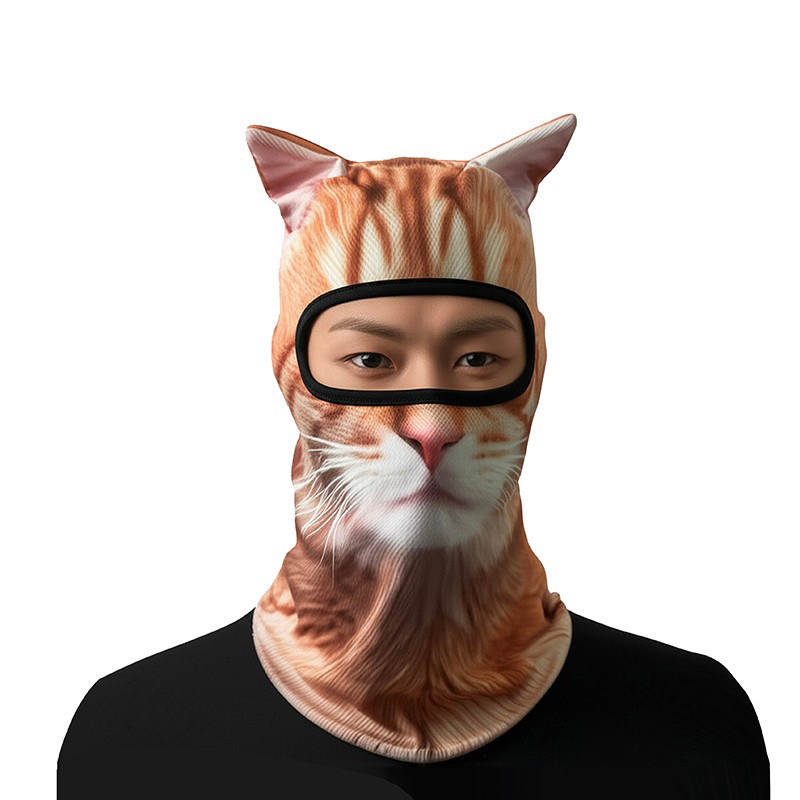 Musion 3D Dog Balaclava – Mặt nạ có tai, làm từ vải lụa lạnh, che kín toàn mặt. Có thể dùng như bandana hoặc mũ trùm đầu, thích hợp khi đi xe máy, đạp xe, trượt băng hoặc săn bắn.