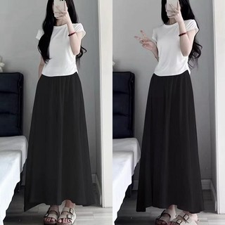 Set Bộ Bigsize Nữ Áo Thun Ôm Kèm Quần Đũi Suông Ống Rộng Mặc Mát Phù Hợp Đi Chơi G244+Q564
