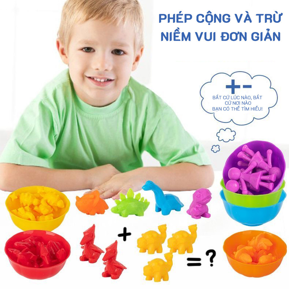 Bộ Đồ Chơi Đếm Động Vật Cho Trẻ Em Sớm Nhận Biết Màu Sắc Đồ Chơi Trợ Giảng Toán Học Đồ Chơi Giáo Dục