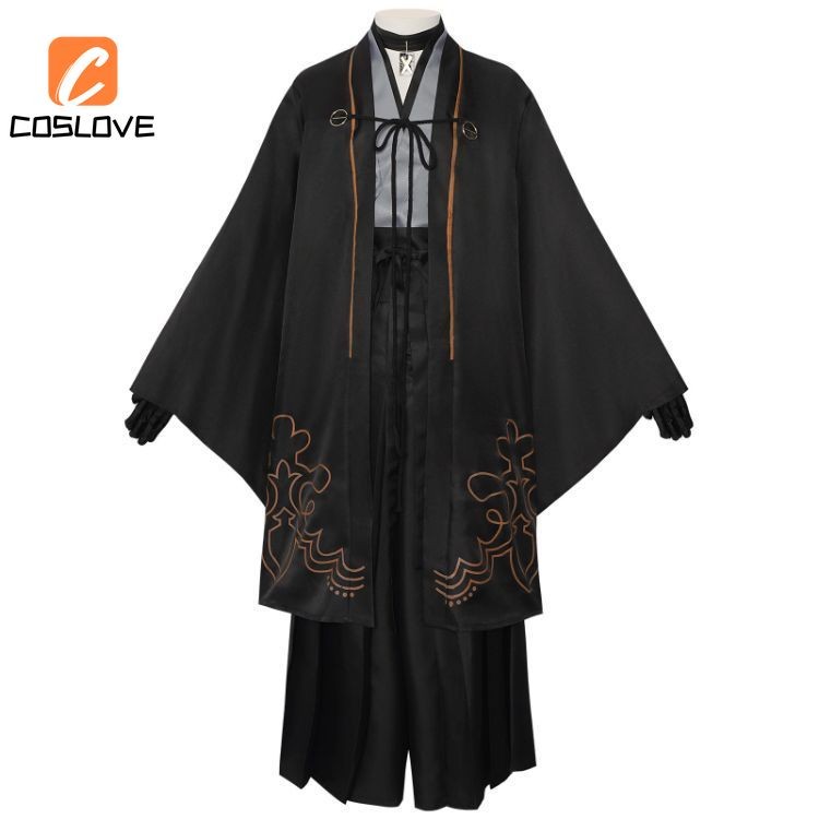Anime Trò Chơi Nier Automata Kimono Phong Cách, Trang Phục Cosplay Trọn Bộ Đen Yukata Cho Người Lớn