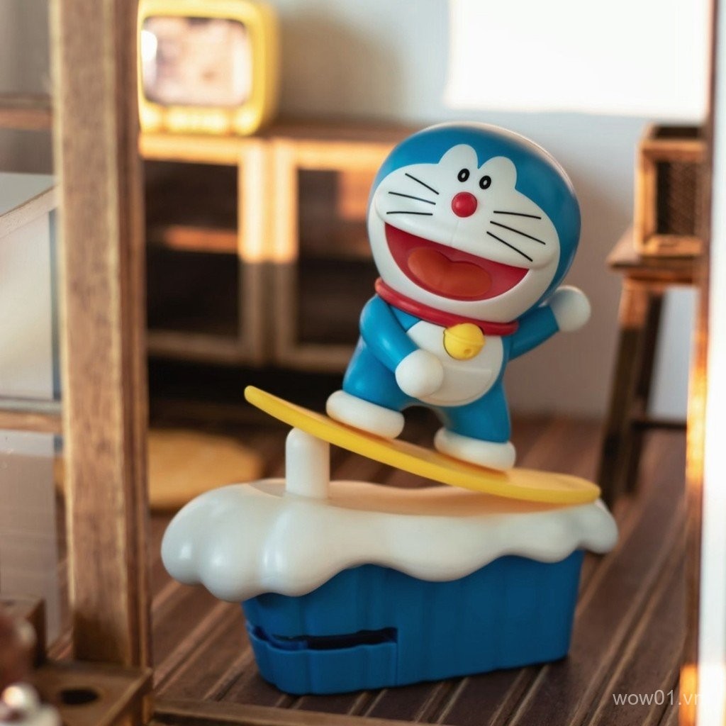 Bán chạy [Chính hãng] 2025 KFC Đồng thương hiệu Doremon Toy Seal Sáng tạo Doremon Night Light Quà tặng trang trí máy tính để bàn