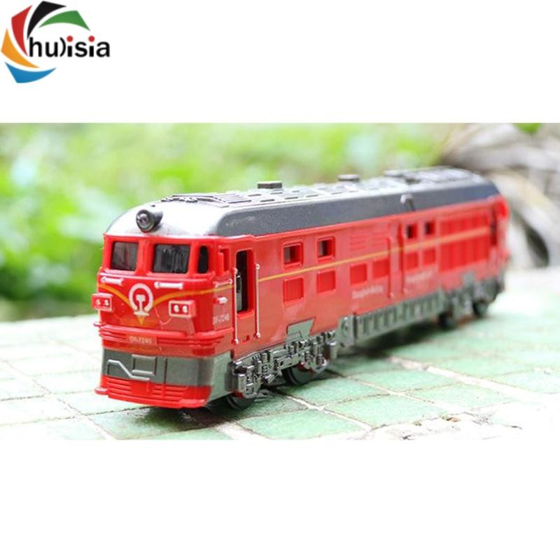 chulisia Tỉ Lệ 1: 87 Hợp Kim Đầu Máy Lực Kéo Động Cơ Xe Lửa Mô Hình Đồ Chơi Với Đèn Nhạc