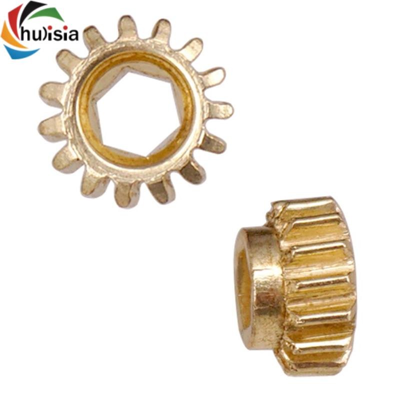 chulisia 6 Cái Chỉnh Chốt Đầu Máy 1 / 15 Bánh Răng Cho Đàn Guitar Phần Nhạc Cụ