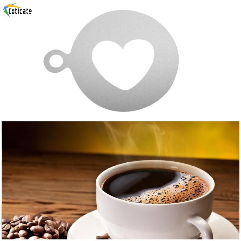Khuôn nến bằng thép không gỉ Mẫu nghệ thuật cà phê Cappuccino Latte Trang trí khuôn