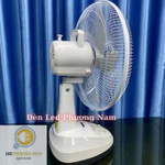Giá Sỉ ONL - [HONJIANDA] Quạt sạc tích điện để bàn AC&DC 12 inch Honjianda FL314 1-2 pin - có đèn LED & USB - Bảo Hành 1 — ảnh 4