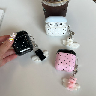 Chấm chặn màu cho AirPods 1 / 2 3 Pro Pro2 Pro3 Airpod4 Bộ tai nghe Vỏ bảo vệ Bluetooth không dây AirPods pro2 Pro3 3 4 Vỏ bảo vệ tai nghe