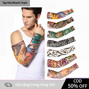 Bao Tay Hình Xăm Cánh Tay Hoa – Thời Trang Chống Nắng, Thoải Mái Khi Đi Xe