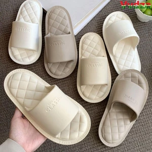 Dép đi trong nhà VVDZA, Dép EVA chống trượt đơn giản, Dép cặp đôi mềm mại thoáng khí thoải mái thời trang nam nữ