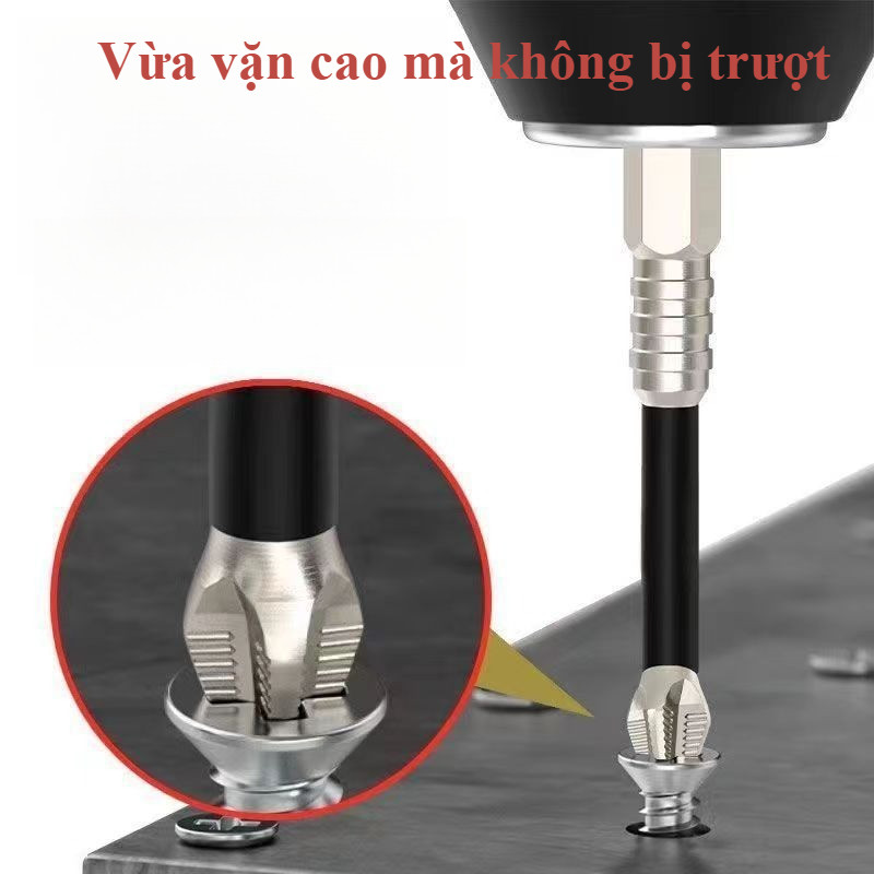 Bộ Mũi Vít K5 Đa Năng, chống trượt, Lực Hút Từ Tính Mạnh, Chống va đập, chuôi lục giác 6.35mm