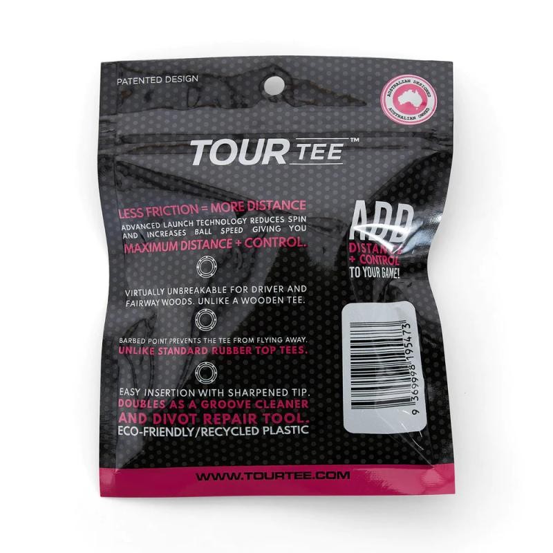 Toutee Pro Tour Golf Tees – Phiên Bản Giới Hạn Màu Đen (4 chiếc Dài / Bộ Combo)