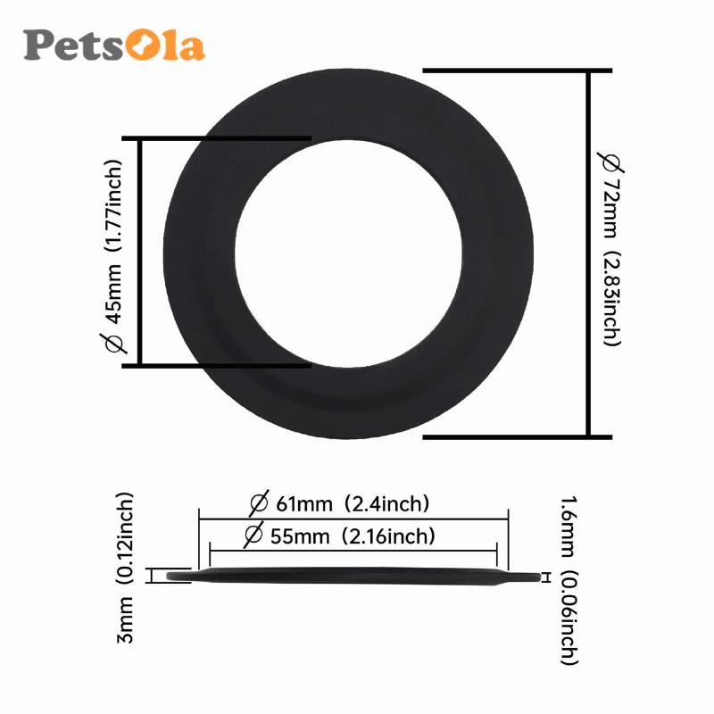 2 Chiếc Vệ Sinh Xả Van Gioăng Bồn Vệ Sinh Gioăng Vệ Sinh Con Dấu Vòng Optima 49 50