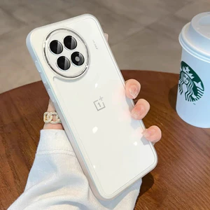 Dành Cho OnePlus Ace 5 Pro 3 3v 3 2 5G Matte Case Silicon Trong Suốt Bảo Vệ Ống Kính Máy Ảnh