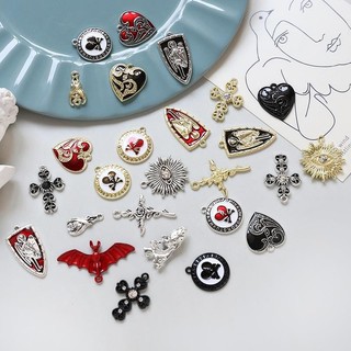 Retro Phong Cách Thoáng Mát Hợp Kim Lạ Mặt Dây Chuyền DIY Handmade Trang Sức Tay Vòng Cổ Bông Tai Mặt Dây Chuyền Phụ Kiện Chất Liệu