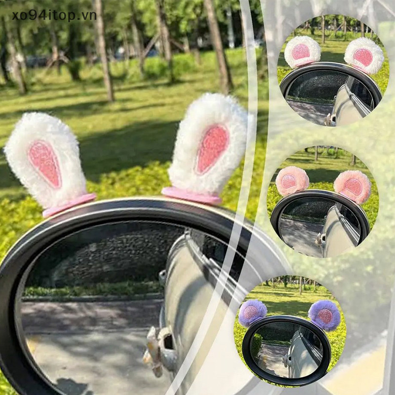 Xoitop Tai Đáng Yêu 3D Tai Nạn Dán Dải Gương Chiếu Hậu Ô Tô Sang Trọng Trang Trí Nội Thất Chiếu Hậu Trang Trí Miếng Dán Trang Trí VN