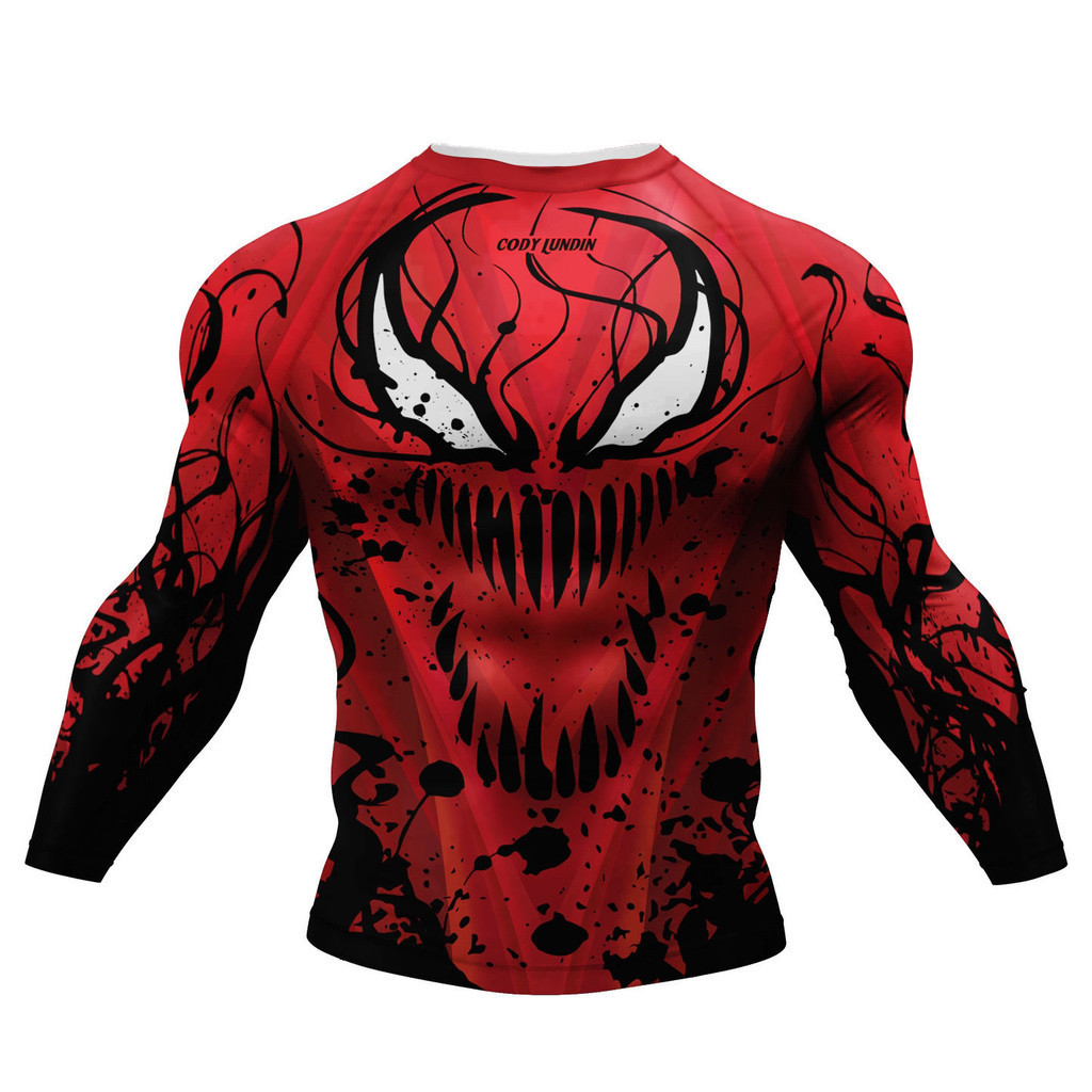 Mùa hè mới 3D in dài tay thể thao nhanh khô tập thể dục lỏng đào tạo đi xe đạp T-shirt thể thao ngoài trời thường ngày