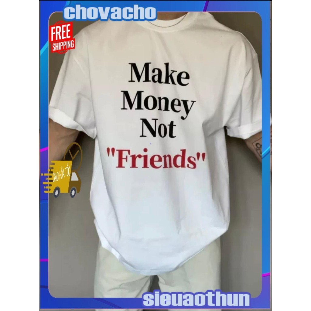 Áo thun Stee Cổ tròn FRIENDS Localbrand ICVCVNI Unisex