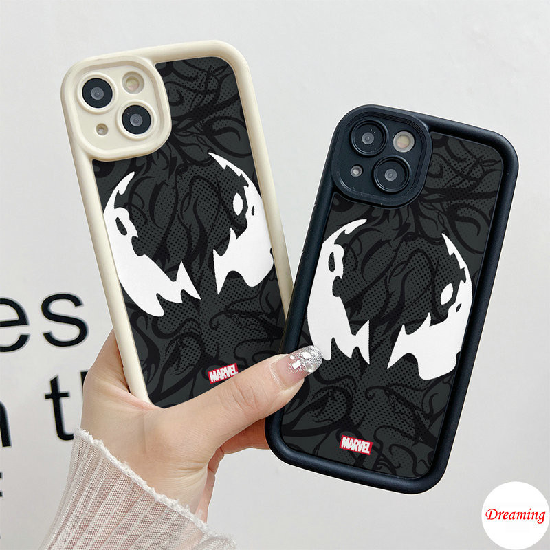 Ốp Lưng Cho Redmi Note 13 12 11 10 9 8 7 13C 12C 11A 10C 9A 9C 9T A3 A2 A1 C65 C55 C50 C31 X5 X3 NFC M6 M3 13T Pro Chống Rơi Thiên Thần Thiết Kế Mắt Motif Venom Spider Người đàn ông