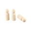 FUHUIOT Không Sơn Hình DIY Trống Handmade Đáng Yêu Gỗ Tự Nhiên 35 / 43 / 53 / 65mm Gỗ Thủ Công
