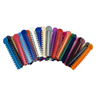 40sticks Nha Khoa Chỉnh Nha Dây Buộc Dây Buộc Nhiều Màu Sắc Cho Chân Đế Nẹp Chỉnh Nha Vật Liệu Điều Trị