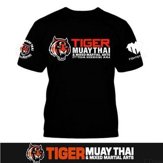 Thailand Tiger Quick-Drying T-shirt MMA Fighting UFC Comprehensive Fighting Sports Sanda Fitness Breathable Short Sleeve Thai Style dPSu