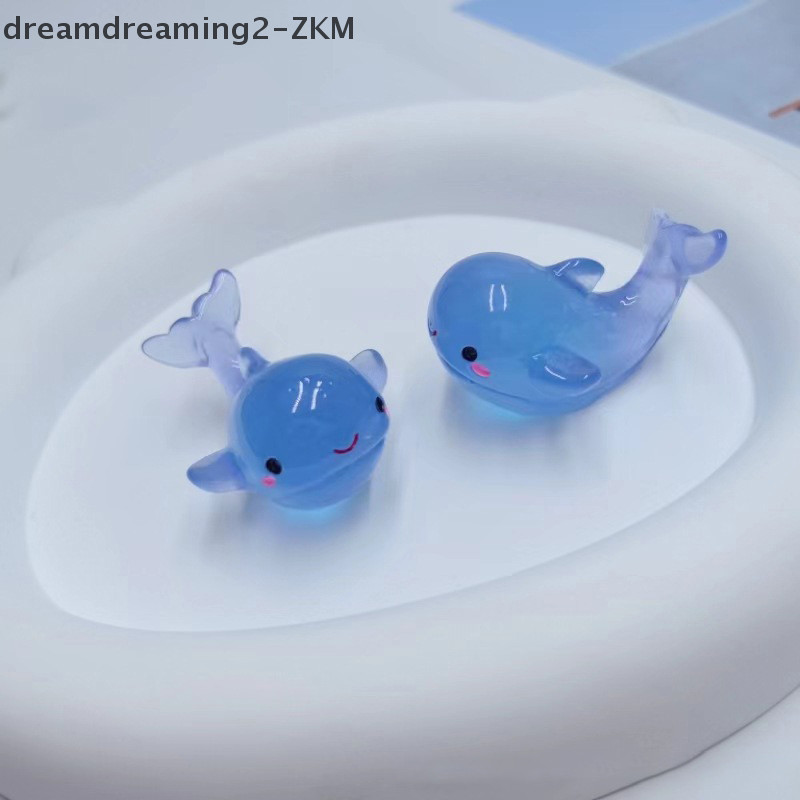 [dreamdreaming] 1 Cá Voi Dạ Quang Trang Trí Nhà Cảnh Quan Nhựa Thủ Công Phát Sáng Vườn Cá Voi Cá Thu Nhỏ Đồ Trang Trí Trang Trí [zkm]