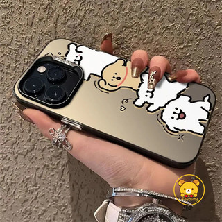 Ốp Điện Thoại Line Dog Cho OPPO Find X7 X6 X5 Pro A17 A17K A16K A16E A95 4G A83 A71 A39 A37 F11 Pro F1S F7 F5 Neo 9 A12 A7 A5S A36 A76 A96 4G Chó Con Dễ Thương Màu Trắng Nâu Mềm Mại Vỏ bọc